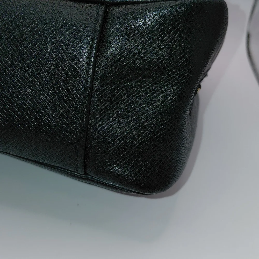 Louis Vuitton Dark Green Taiga Leather GM Trousse Toilette Pouch Bag Clutch Vtg